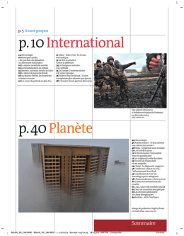 p.10International p.40Planète