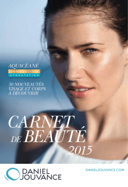 Telecharger le carnet de beauté 2015