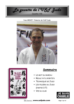 gazette 66 - Club de Judo de la Ferté St Aubin