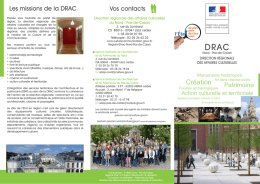 Organigramme DRAC Février 2015 - Ministère de la Culture et de la