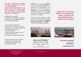 Flyer accompagnement personnel