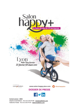 Dossier Pré-Presse du Salon Happy + Lyon