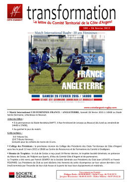 transfo 580 RECTO - jeudi 26.02.15 - Comité Territorial de Rugby de