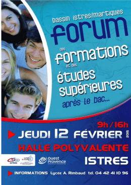 plaquette_forum - Site du Lycée Arthur RIMBAUD