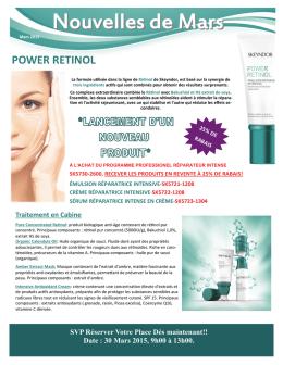 Nouvelles de Mars - Continental Cosmetics Ltd.