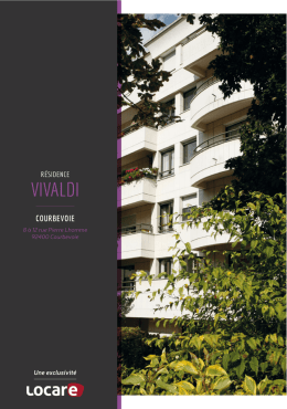 Télécharger la brochure - Locare | Résidence Vivaldi