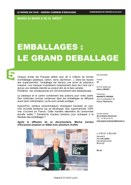 EMBALLAGES : LE GRAND DEBALLAGE