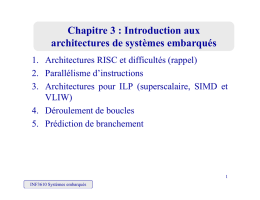 Chapitre 3 : Introduction aux architectures de systèmes