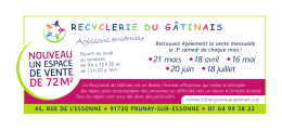 Pub recyclerie - Gironville sur Essonne