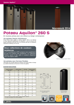Poteau Aquilon® 260 S