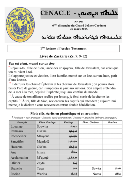 29/03 - Mission Chaldéenne en France