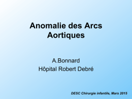 Anomalie des Arcs Aortiques - Bonnard - 11-03