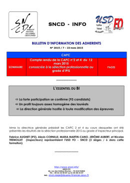 BI n°2015 - 7 : CAPC IPIS DU 12 03 15