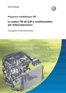 SSP337 Le moteur FSI de 2,0l à suralimentation par