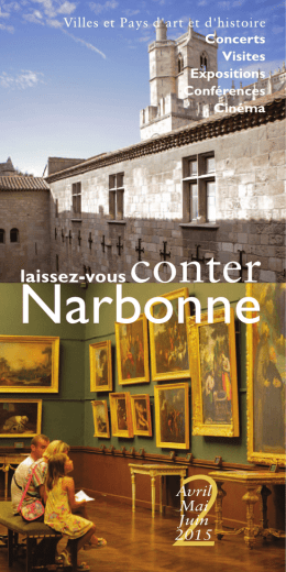 Avril à juin 2015 - Ville de Narbonne