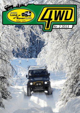 Nr. 2 2013 - Norsk Land Rover Klubb