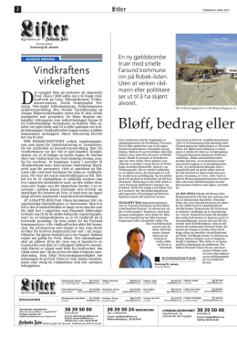 Farsunds avis om støy fra vindmøller (.pdf, 590K)