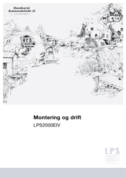 Montering og drift LPS2000EIV (.pdf)