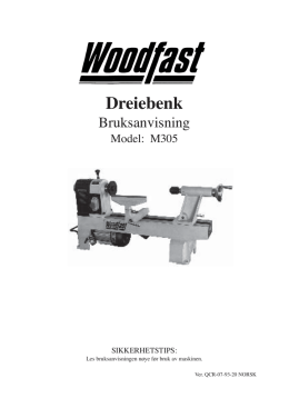 Woodfast Minidreiebenk M305