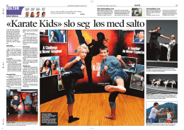«Karate Kids» slo seg løs med salto løs med salto