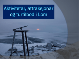 Aktivitetar, attraksjonar og turtilbod i Lom_2014.pdf