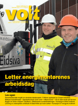 Letter energimontørenes arbeidsdag