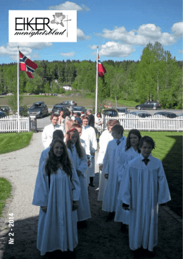 Nr 2 - 2014 - Øvre Eiker kirkelige fellesråd > Forside