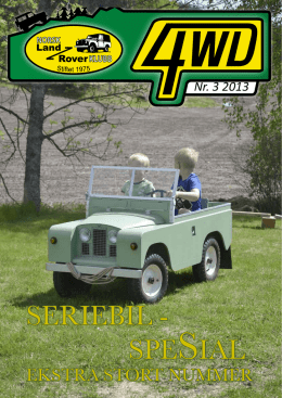 SERIEBIL - SPESIAL - Norsk Land Rover Klubb