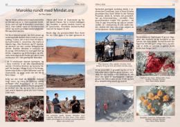Marokko rundt med Mindat.org