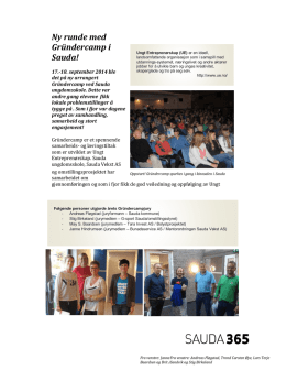 Grundercamp 2014