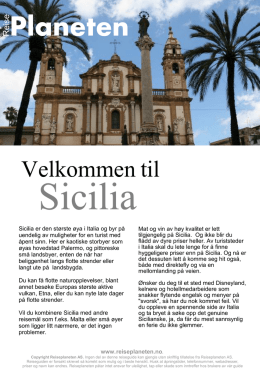 Reiseplanetens guide til Sicilia
