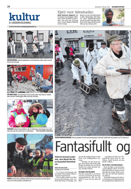 PDF, Agderposten - Arendal Vinterfestival