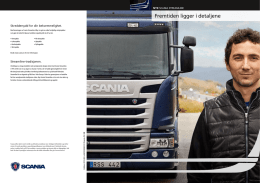 Scania Streamline Brosjyre