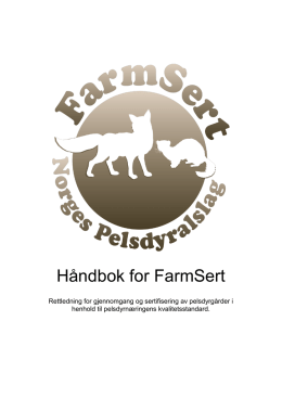 Håndbok for FarmSert PDF