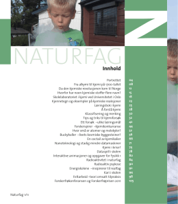 Naturfag 1/11 pdf - Naturfagsenteret