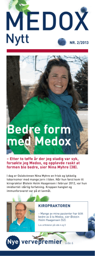 Bedre form med Medox