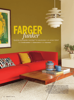 Farger funker - Pir II arkitektkontor AS