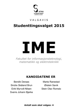 IME - Studenttinget NTNU