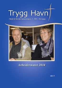 Trygg Havn 2 2014 - den indre sjømannsmisjon