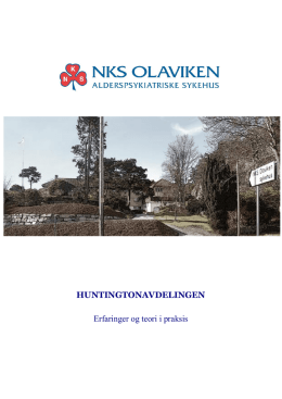 Olaviken`s infohefte: Erfaring, teori og praksis