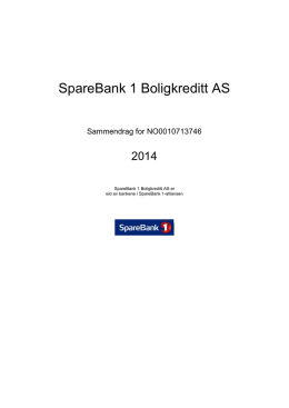 SpareBank 1 Boligkreditt AS