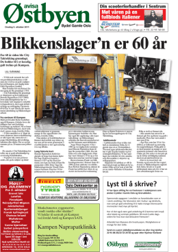 Østbyen avis - City Taktekking as