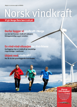 Derfor bygger vi vindkraft i Norge En vind-vind-situasjonfor