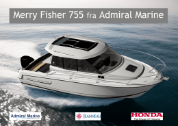 Merry Fisher 755 fra Admiral Marine