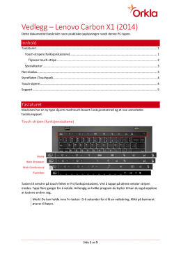 Info om Carbon X1