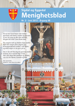 Menighetsblad - Kirken i Sigdal og Eggedal
