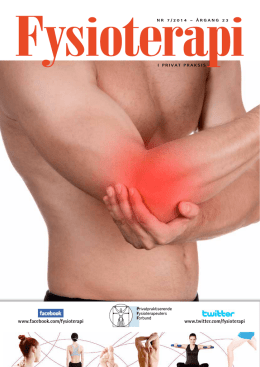 Nr. 7 2014 - Privatpraktiserende Fysioterapeuters Forbund
