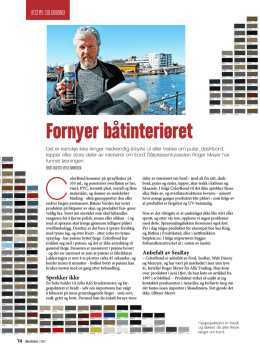 Båtens Verden artikkel mai 2013 2 sider
