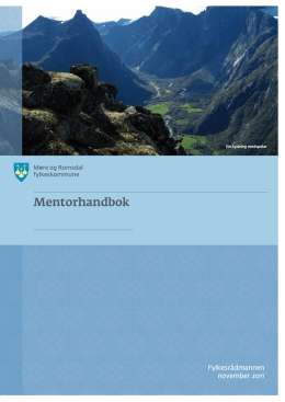 Mentorhandbok Møre og Romsdal.pdf - Via