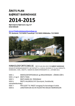 årsplan 2014-2015.